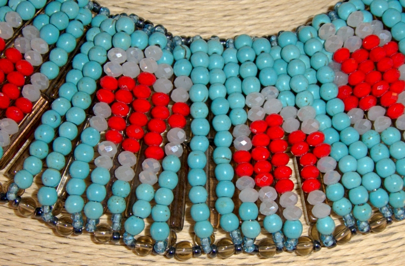 Turquoise and Red 2